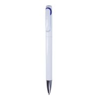 Ручка шариковая Wolf (белая с синим)