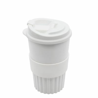 Стакан Classic White Green Line, 350 мл (белый)-0