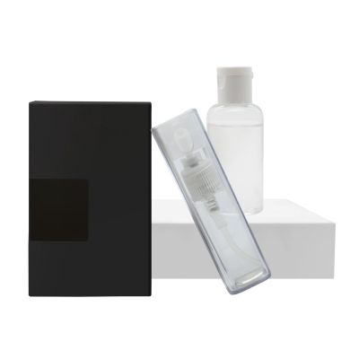 Набор антисептиков для рук REFILLABLE White, 60 мл (черный)-0