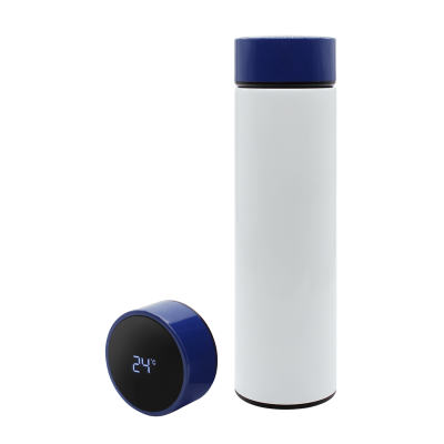 Термос Reactor duo white с датчиком температуры (белый с синим)-0