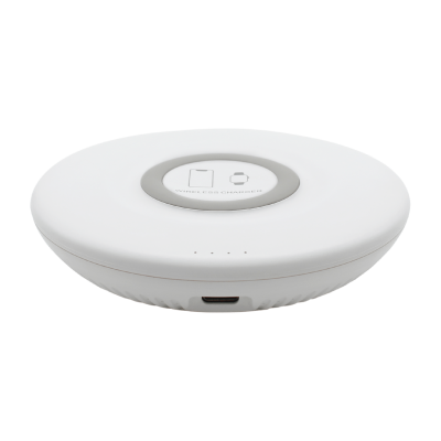 Внешний аккумулятор Tony с беспроводной зарядкой, 5000 мАч (белый)-0