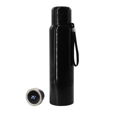 Термос S-travel с датчиком температуры 850 мл. (черный)-0