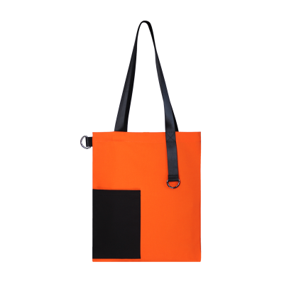 Шоппер Superbag Color (оранжевый с чёрным)-0
