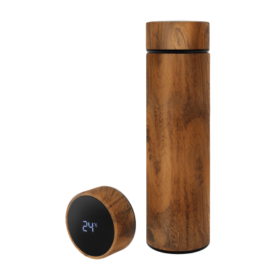 Термос Reactor design с датчиком температуры   (дерево)-0