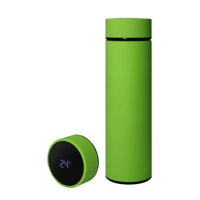 Термос Reactor софт-тач с датчиком температуры (салатовый)-0