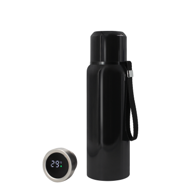 Термос S-travel New с датчиком температуры 600 мл. (черный)-0