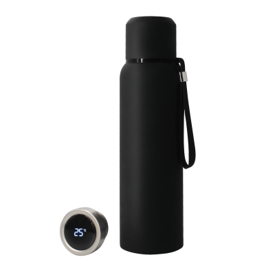 Термос S-travel софт-тач с датчиком температуры 750 мл. (черный)-0