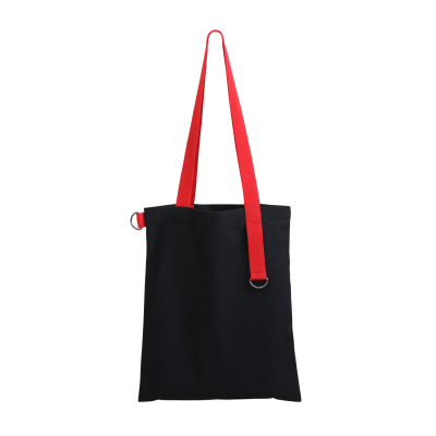 Шоппер Superbag black (чёрный с красным)-0