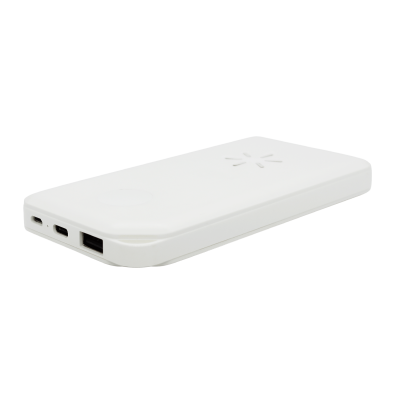 Внешний аккумулятор Watchman с беспроводной зарядкой, 10000 мАч (белый)-0