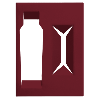 Ложемент Edge Box A (бордовый)-0