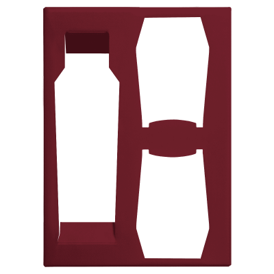 Ложемент Edge Box Е2 (бордовый)-0