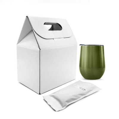 Набор Coffee Box с кофером металлик CO12m (хаки)-0