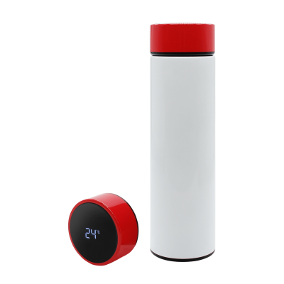 Термос Reactor duo white с датчиком температуры (белый с красным)-0