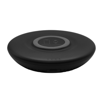 Внешний аккумулятор Tony с беспроводной зарядкой, 5000 мАч (черный)-0