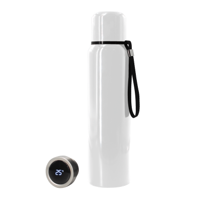 Термос S-travel с датчиком температуры 850 мл. (белый)-0