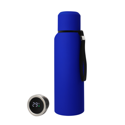 Термос S-travel New софт-тач с датчиком температуры 750 мл (синий)-0