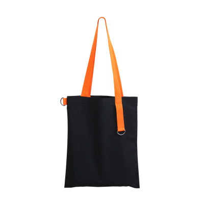 Шоппер Superbag black (чёрный с оранжевым)-0