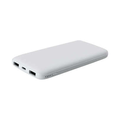 Внешний аккумулятор Bplanner Power 2 ST, софт-тач, 10000 mAh (Белый)-0