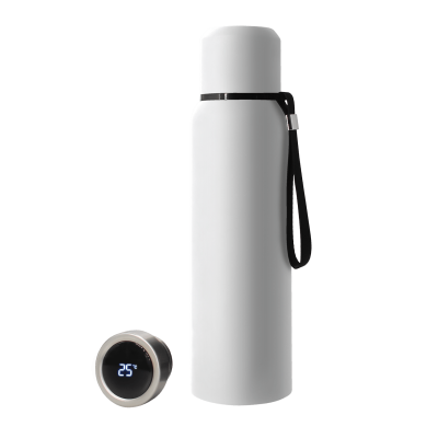 Термос S-travel софт-тач с датчиком температуры 750 мл. (белый)-0