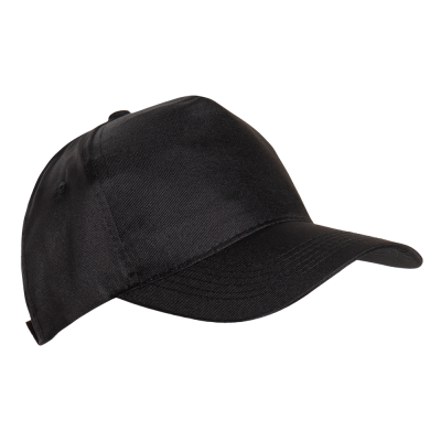 Бейсболка STAN 5 клиньев полиэстер 150, 10P Чёрный STAN -0