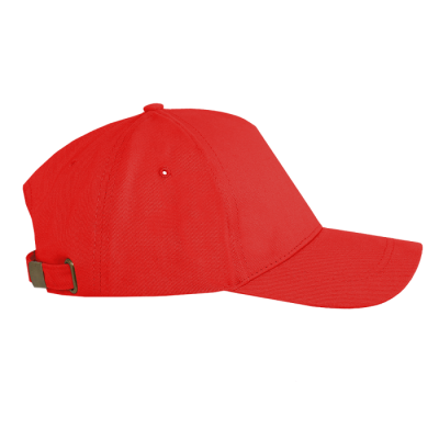 Бейсболка STAN 5 клиньев хлопок, 260, 112 Красный STAN -0