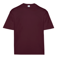 Футболка унисекс оверсайз STAN хлопок 240, 56 Бордовый STAN