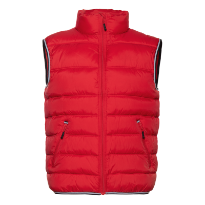 Жилет мужской STAN утепленный таффета 210T,65, 82 Красный с контрастом STAN -0