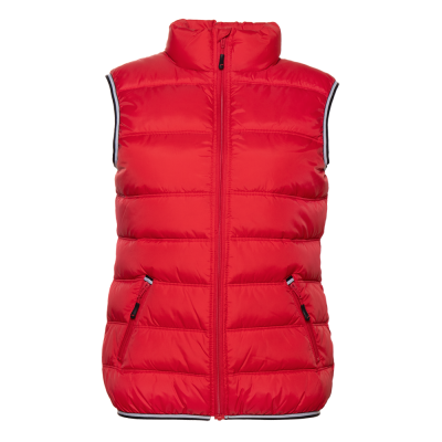 Жилет женский STAN утепленный таффета 210T, 65, 82W Красный с контрастом STAN -0