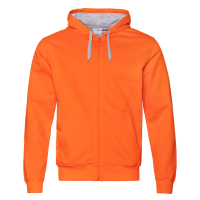 Толстовка мужская STAN с капюшоном на молнии футер с начёсом 280, 17 Оранжевый STAN