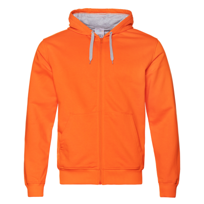 Толстовка мужская STAN с капюшоном на молнии футер с начёсом 280, 17 Оранжевый STAN -0