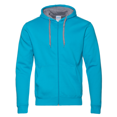 Толстовка мужская STAN с капюшоном на молнии футер с начёсом 280, 17 Бирюзовый STAN -0