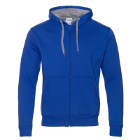 Толстовка мужская STAN с капюшоном на молнии футер с начёсом 280, 17 Синий STAN