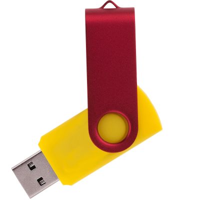 Флешка TWIST COLOR MIX Желтая с красным 4016.04.03.32ГБ3.0-0
