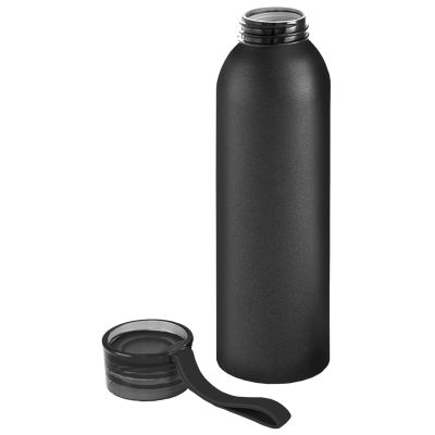 Бутылка для воды VIKING BLACK 650мл. Черная с черной крышкой 6142.08-1