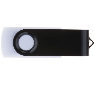Флешка TWIST WHITE COLOR Белая с черным 4015.08.8ГБ-2