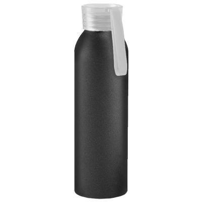 Бутылка для воды VIKING BLACK 650мл. Черная с белой крышкой 6142.07-0