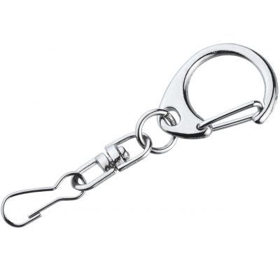 Карабин для флешки Серебристый 4074.06-0