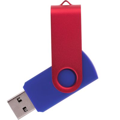 Флешка TWIST COLOR MIX Синяя с красным 4016.01.03.32ГБ3.0-0