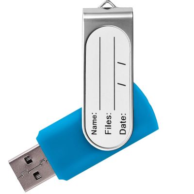 Флешка TWIST STICKER Голубая 4110.12.4ГБ-0