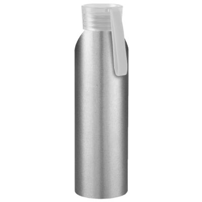 Бутылка для воды VIKING SILVER 650мл. Серебристая с белой крышкой 6141.07-0
