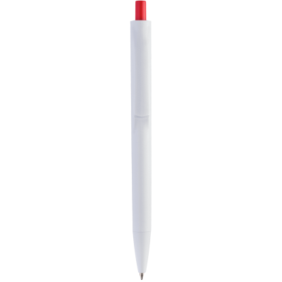 Ручка IGLA COLOR Белая с красной кнопкой 1033.03-2