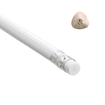 Карандаш треугольный WOOD COLOR Белый 3020.07-1