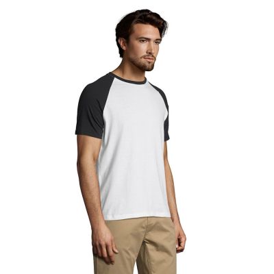 Футболка мужская FUNKY 150, темно-синий, белый-5