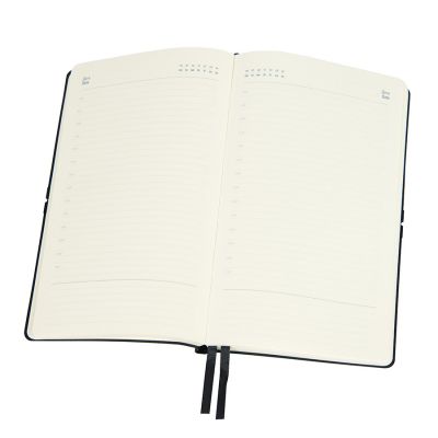 Ежедневник недатированный Save , A5, черный,  рециклированная кожа, кремовый блок, подарочная коробк-2