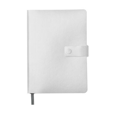 Ежедневник недатированный Stellar, А5, белый, кремовый блок  в линейку, с серым обрезом, белый, серый-1