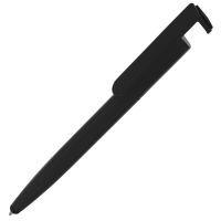 Ручка шариковая N3 со стилусом и подставкой для смартфона, черный