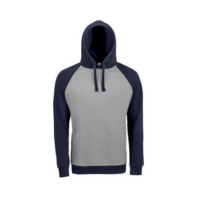 Толстовка унисекс SEATTLE 280, серый, темно-синий-0