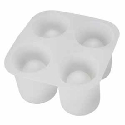 Форма для льда в виде рюмок 'Ледяное наслаждение', белый-0