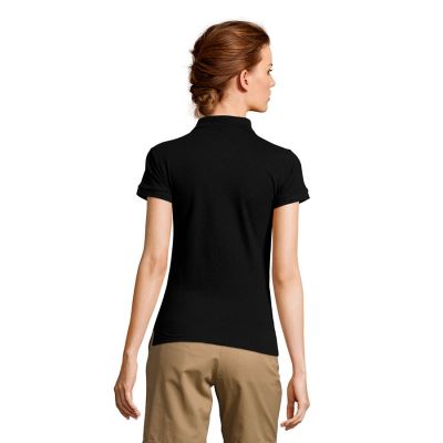 Рубашка поло женская PEOPLE 210, черный-4