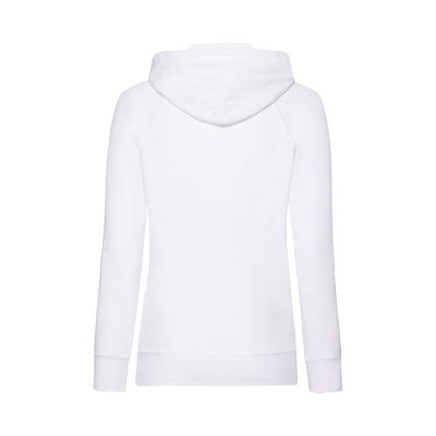 Толстовка женская без начеса LADIES LIGHTWEIGHT HOODED SWEAT 240, белый-1